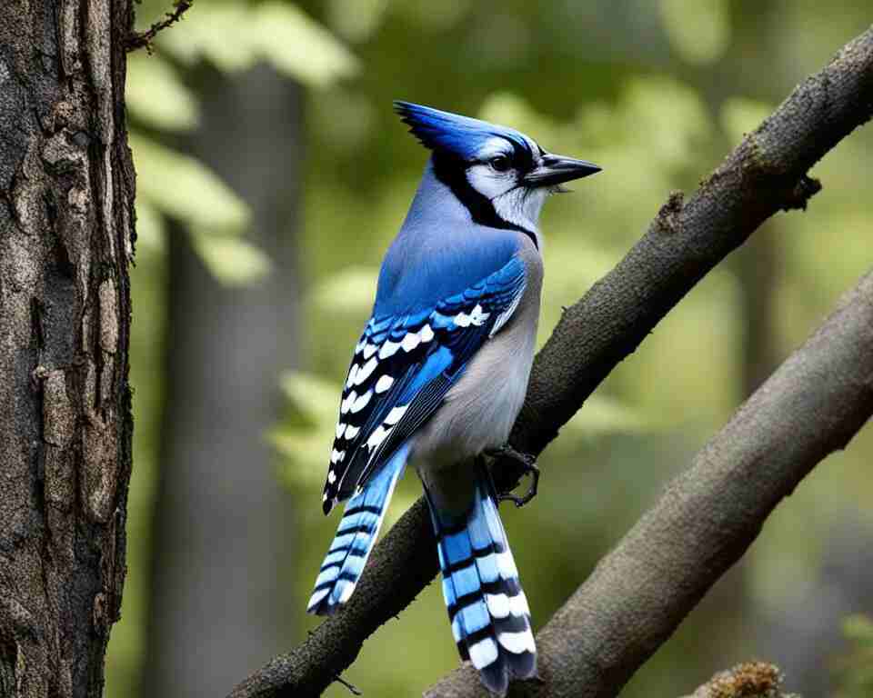 A Blue Jay perched in a tree.