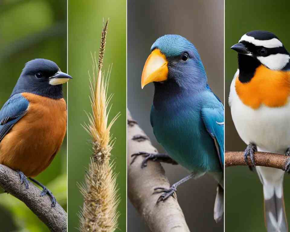 A look at the different bird beak types.