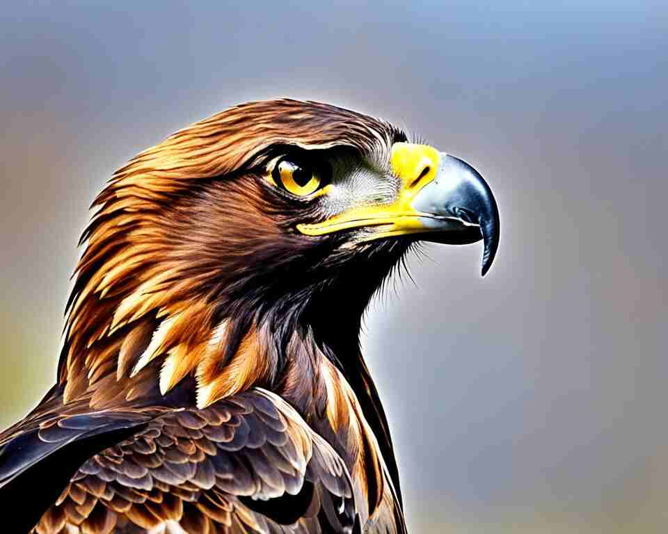 An illustration of a Golden Eagles head.
