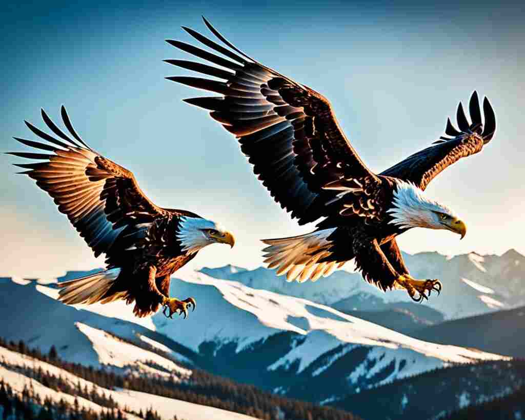 A group of eagles