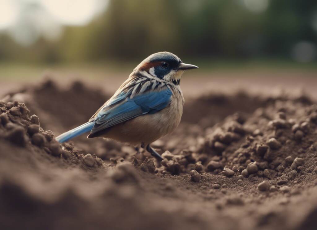 Why Do Birds Dig Holes In The Dirt.